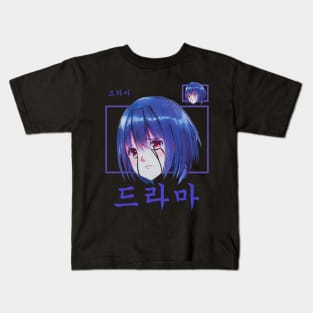 Korean Сasual Street Style Anime Girl Kids T-Shirt